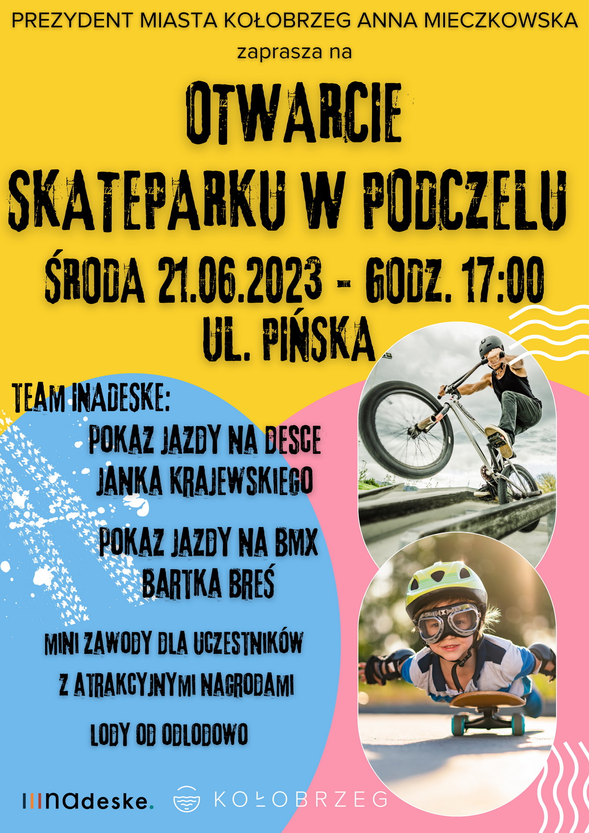 Otwarcie nowego skateparku w Podczelu